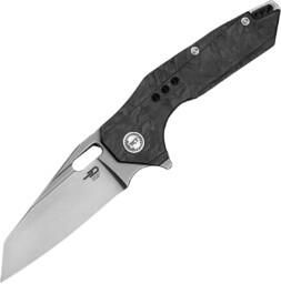 Nóż składany Bestech Nyxie 3 Grey Marble Carbon