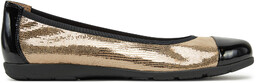 Baleriny Caprice 9-22152-42 Złoty
