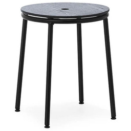 Normann Copenhagen - Circa Stołek H45 Black Steel/Black