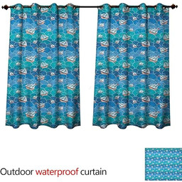 Anshesix Morskie na zewnątrz balkon zasłona prywatności statki