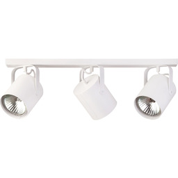 Nowoczesna lampa sufitowa FLESZ E27 3 PLAFON biały