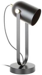 Zumaline Stojąca lampa biurkowa Aries regulowana metalowa srebrna