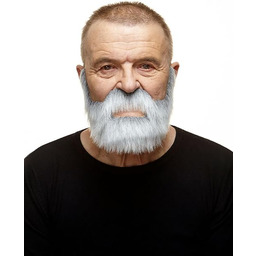 Żywe kostiumy 205036 wąsy, wielokolorowe, jeden rozmiar