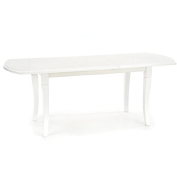 Stół rozkładany fryderyk biały (160-240x90 cm) halmar