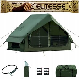 Nadmuchiwany namiot kempingowy Wodoszczelny 2-4 osób Powietrzny domek