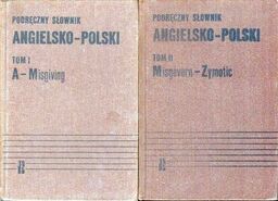 PODRĘCZNY SŁOWNIK ANGIELSKO-POLSKI. TOM I-II [antykwariat]