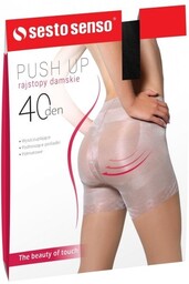 Rajstopy damskie Push Up 40 DEN Sesto Senso