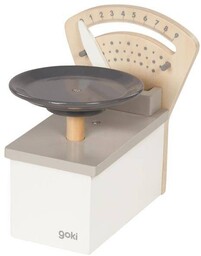 Drewniana Waga W Stylu Skandynawskim Goki