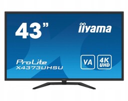 Monitor 42,5" Iiyama X4373UHSU-B1 Va 3840x2160 (4K Uhd)|