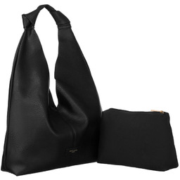 Duża torebka-worek ze skóry ekologicznej - David Jones