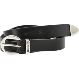 Big Star Czarny Skórzany Damski Pasek