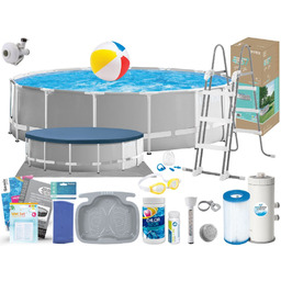 Basen Intex 457x122 Ogrodowy Stelażowy 26726 19w1