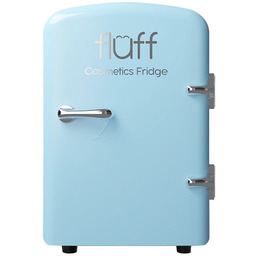 Fluff, Lodówka na kosmetyki, niebieska, srebrne logo