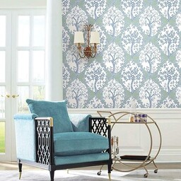 RoomMates RMK11663RL Ogee tapeta z drzewem i winoroślami,