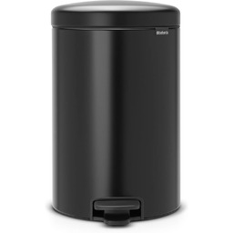 Brabantia Kosz pedałowy newIcon, 20L, Czarny Matowy
