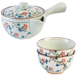 Zestaw do herbaty czajnik zaparzacz czajniczek Kyusu japoński