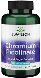 SWANSON Chromium Picolinate 200mcg 200caps
