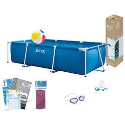 Basen Intex 300x200x75 Ogrodowy Stelażowy 28272 8w1