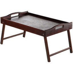 Stolik śniadaniowy Solia, pod laptopa, 50 cm, ciemny