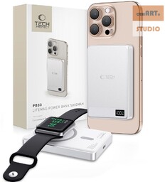 TECH-PROTECT POWERBANK PB33 LIFEMAG 5000mAh MAGSAFE SILVER