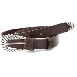 Big Star Brązowy Elegancki Damski Pasek