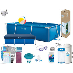 Basen Intex 300x200x75 Ogrodowy Stelażowy 28272 15w1