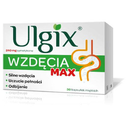 Ulgix Wzdęcia Max, 30 kapsułek
