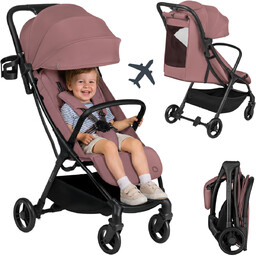 LIONELO Agia Wózek Spacerowy Lekki 7,3kg Auto Fold