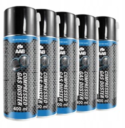 5x Aabcooling Sprężone Powietrze 400 ml 10xRURKA