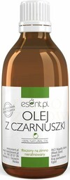 Olej z Czarnuszki Nierafinowany, Tłoczony na Zimno, Esent,