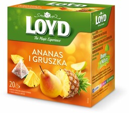 Herbata owocowa Loyd Ananas i gruszka 20x2g