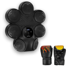 TB30 ELEKTRONICZNA TARCZA BOKSERSKA BLUETOOTH Z MUZYKĄI RĘKAWICAMI