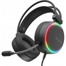 Genesis Neon 613 G2 RGB Nauszne Czarny Słuchawki