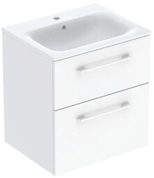 GEBERIT 501.232.00.1 Zestaw umywalki meblowej Selnova Square, slim