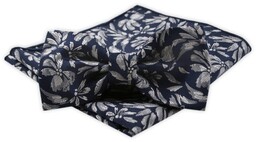 Zestaw: Mucha z Poszetką - Alties - Granat,