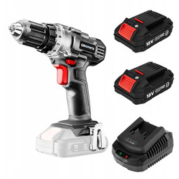 Wiertarko-wkrętarka Akumulatorowa 2x Bateria 2AH Ładowarka Graphite