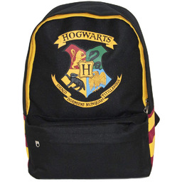 Harry Potter Groovy UK Hogwart plecak, czarny/bordowy/żółty