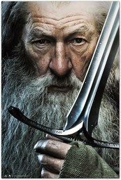 Plakat The Hobbit Gandalf - arkusz dekoracyjny/plakat Grupa