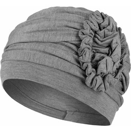 Turban Lotus-Uni Bamboo by Christine Headwear, szary, One