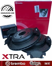 Tylne klocki brembo + wentylowane tarcze hamulcowe brembo