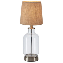 Lampa Stołowe Markslöjd, Costero, beżowy, salon, szkło