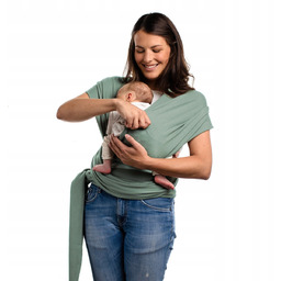 Boba Chusta do noszenia niemowląt Wrap zielona nosidełko