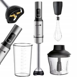 4w1 Mocny Blender Ręczny Wielofunkcyjny Mikser Tytanowe Ostrza
