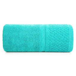 Eurofirany Ręcznik Ibiza 50x90 turkusowy jasny 550g/m2 frotte