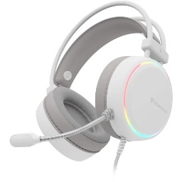 Genesis Neon 613 G2 RGB Nauszne Biały Słuchawki