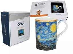 KUBEK PORCELANOWY CARMANI - VAN GOGH Gwiaździsta Noc