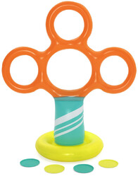 Bestway, stojak z obręczami dla dzieci Frisbee