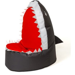 GO GIFT Pufa worek Rekin Czarny XXL 100