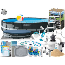 Basen Intex 732x132 Ogrodowy Stelażowy 26340 22w1