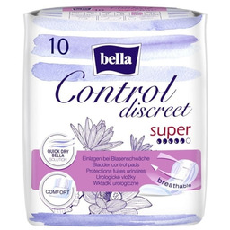 BELLA Control Discreet Super Wkładki urologiczne 1op.-10 szt.